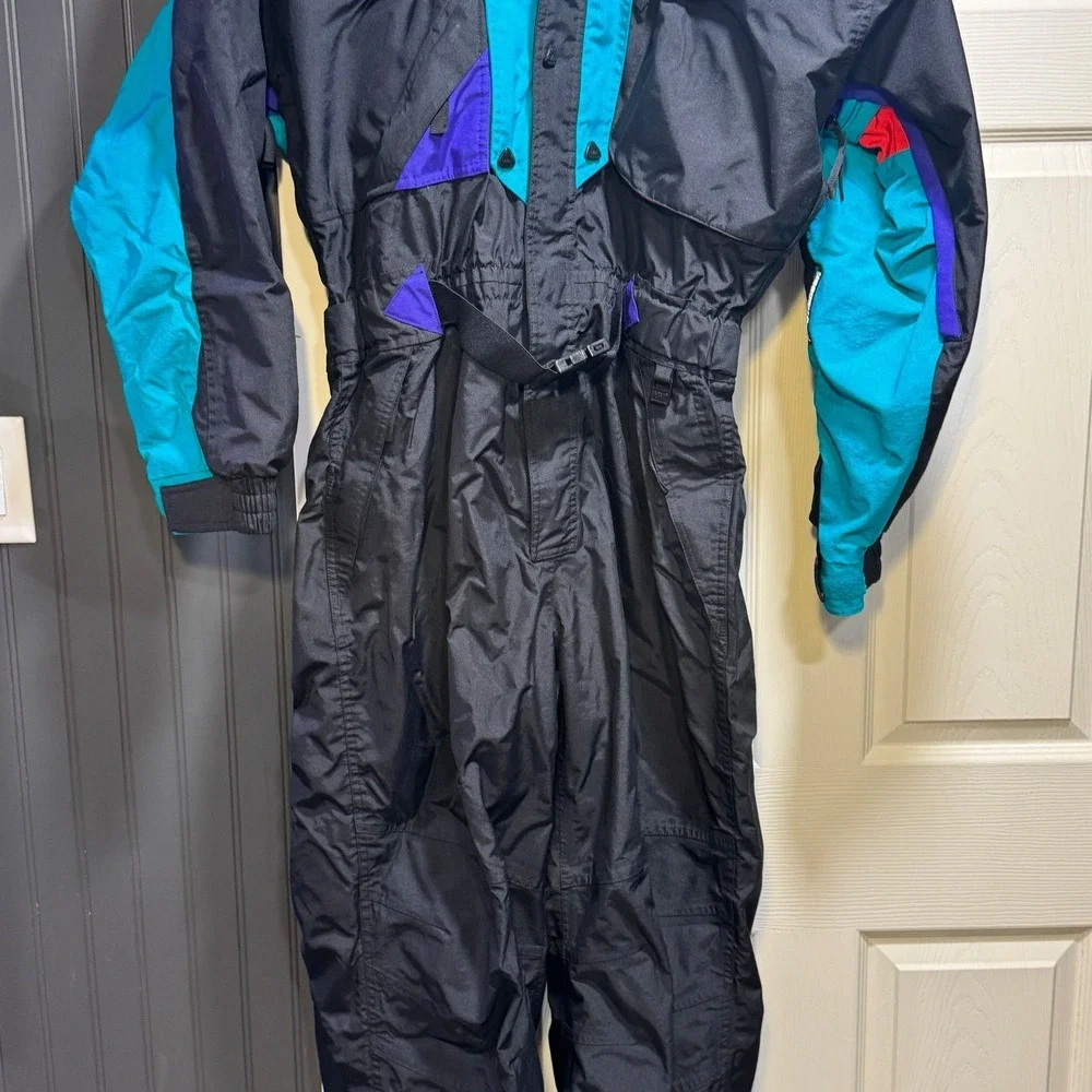 Helly Hansen Equipe Ski Suit One‎ Piece Snowsuit Black Men's Sz L